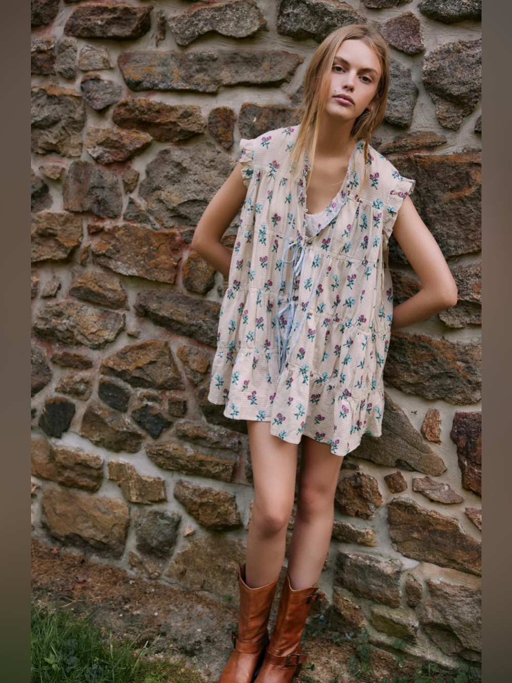 NWT Free People Sundown Floral Mini Dress Size XS #summerdress #feminine